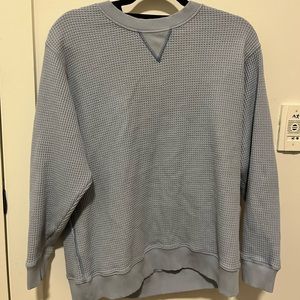Aerie waffle print sweater